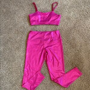 Vibrant Pink Women's Activewear Set